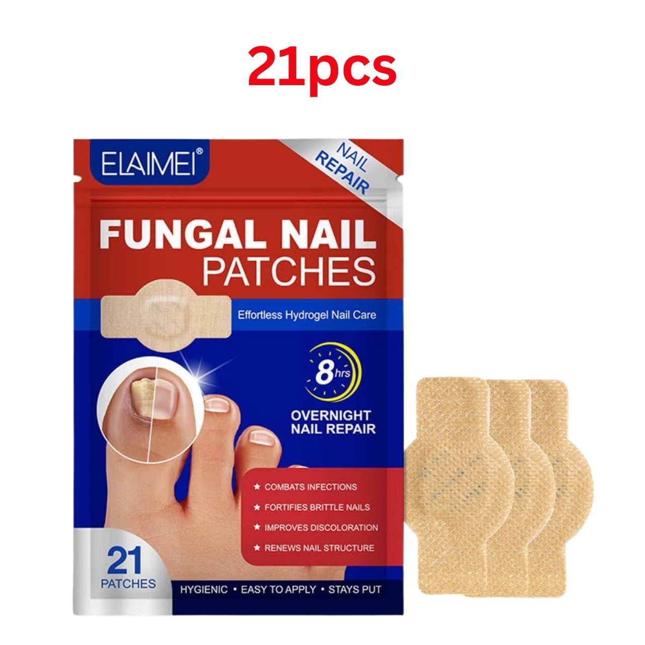 FungalPatches, restorative patches for the care of damaged nails (21 pcs.) (1+1 FREE ) - Image 9