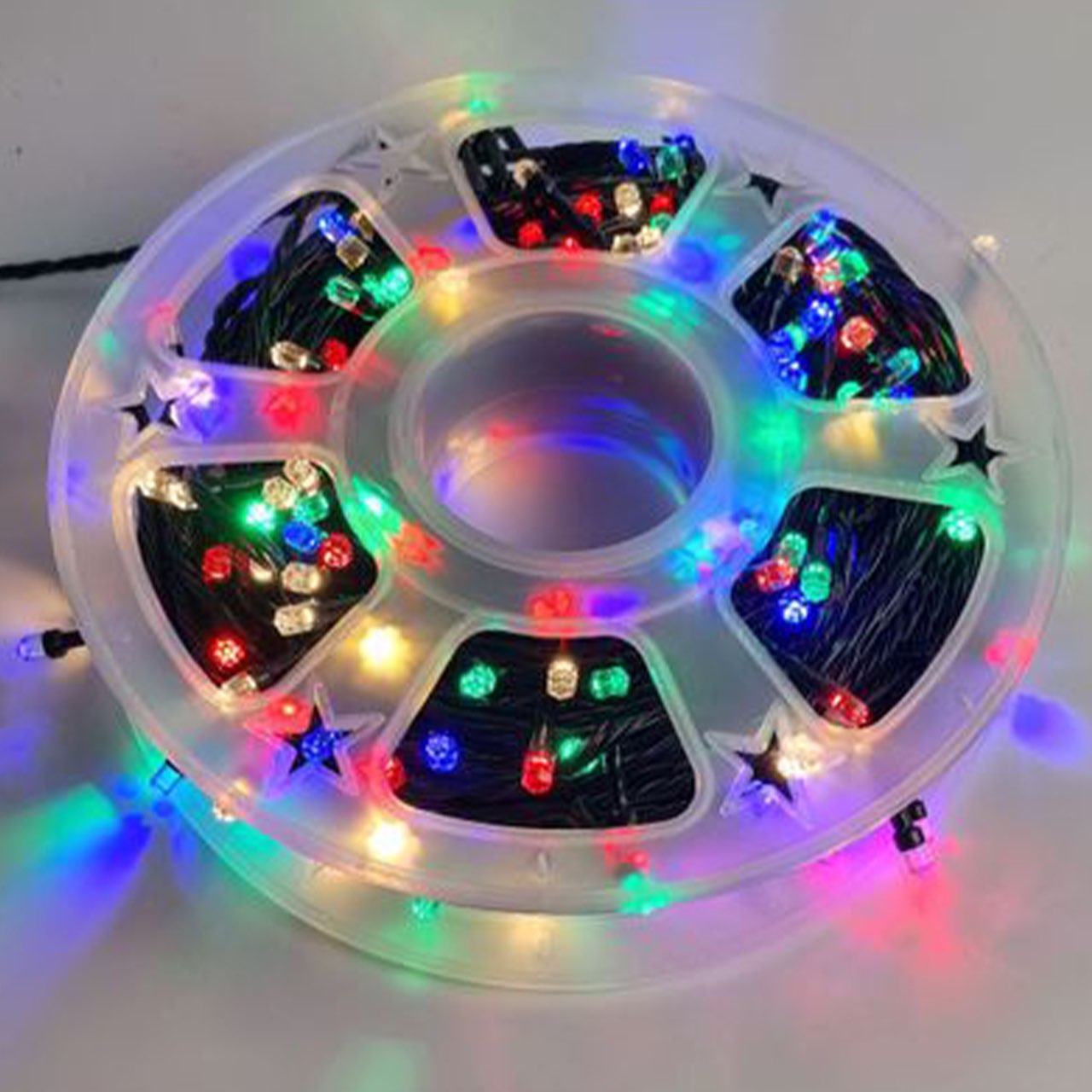 20mLL, multi-coloured festive light chain - Image 8