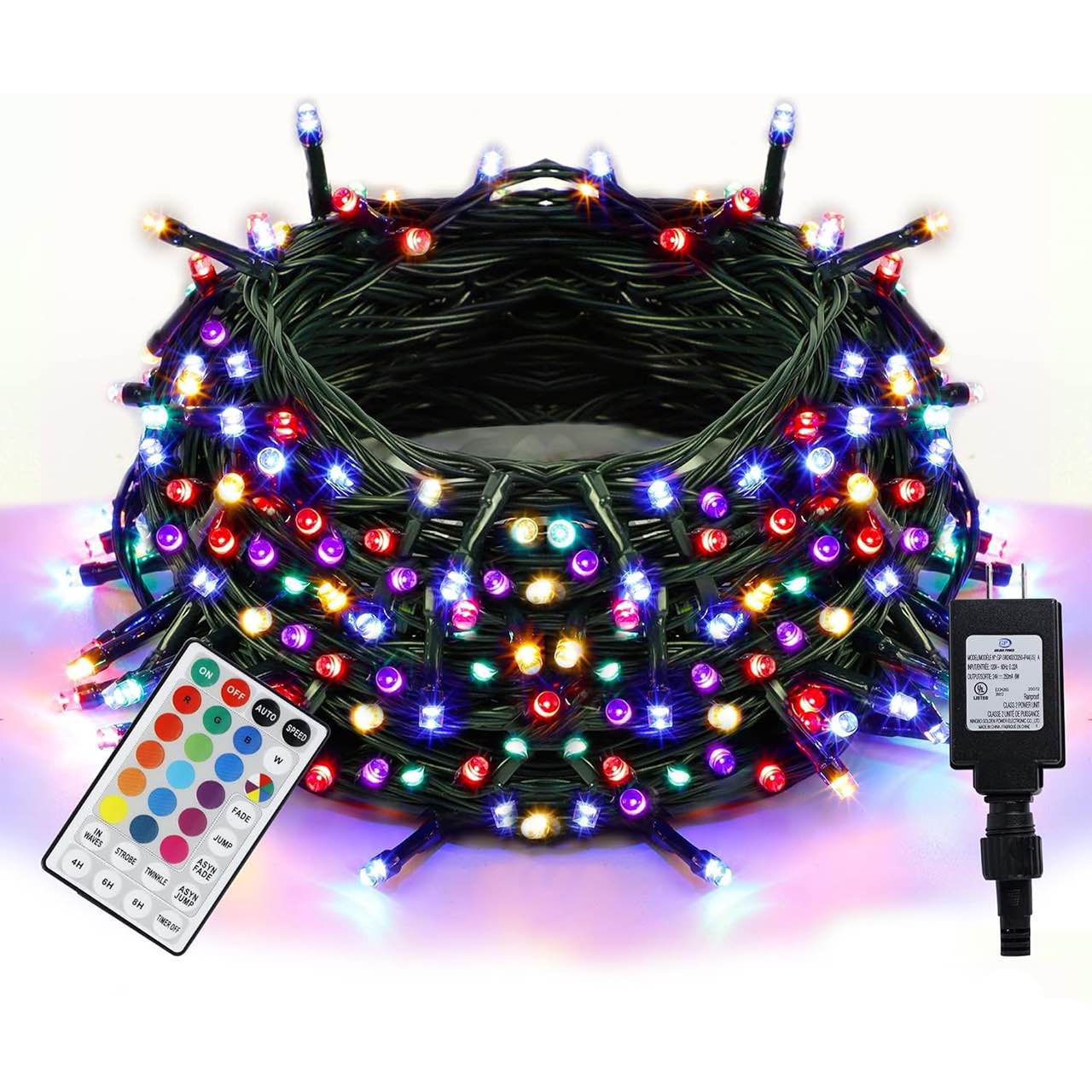 20mLL, multi-coloured festive light chain - Image 9