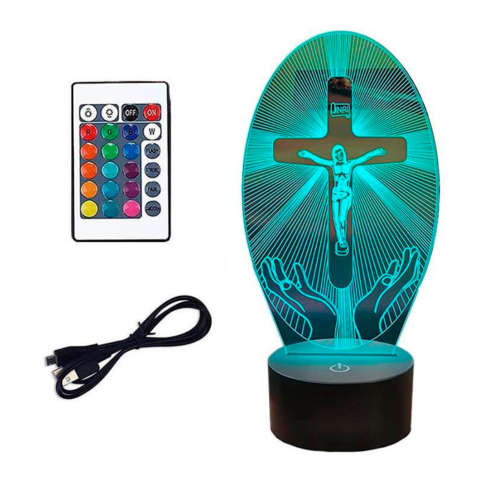 3DCross, a decoration with a religious motif - Jesus