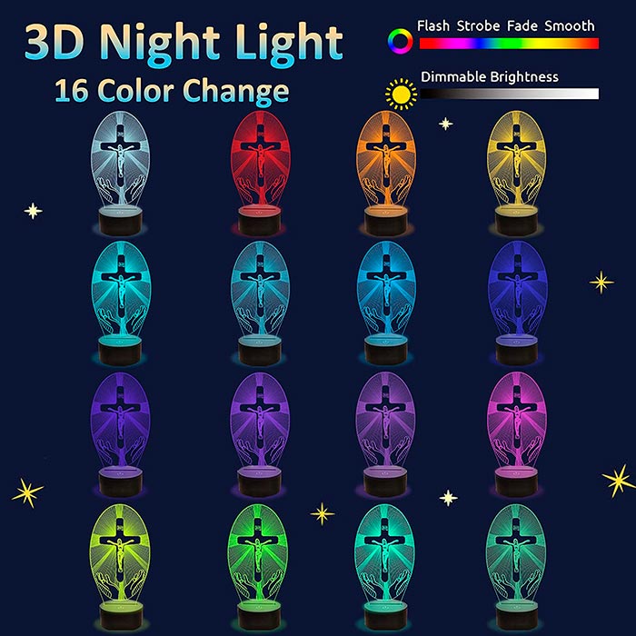 You can also set different light intensities and a timer!