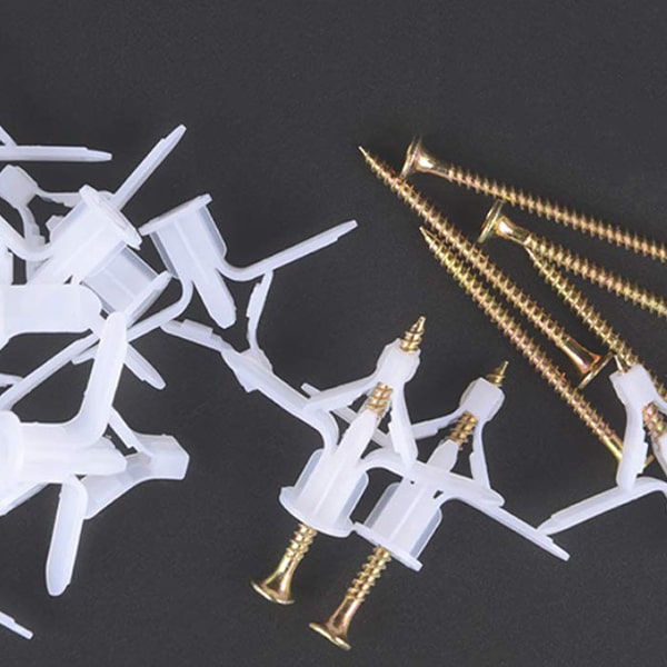 AnchorStar, 100-piece set of plastic anchor inserts with screws for cavity walls - Image 7