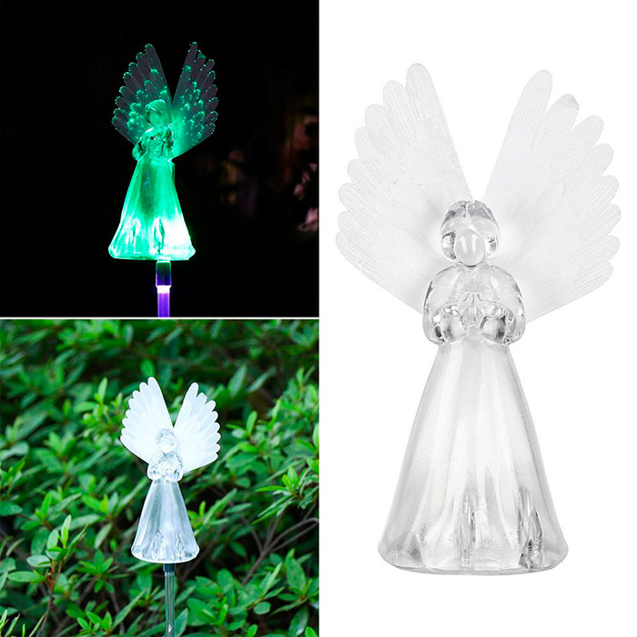 Angels, solar lamp in the shape of an angel