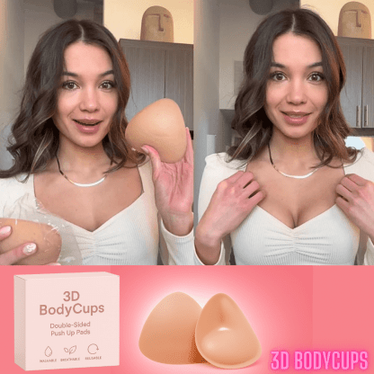 3D push-up breast cups