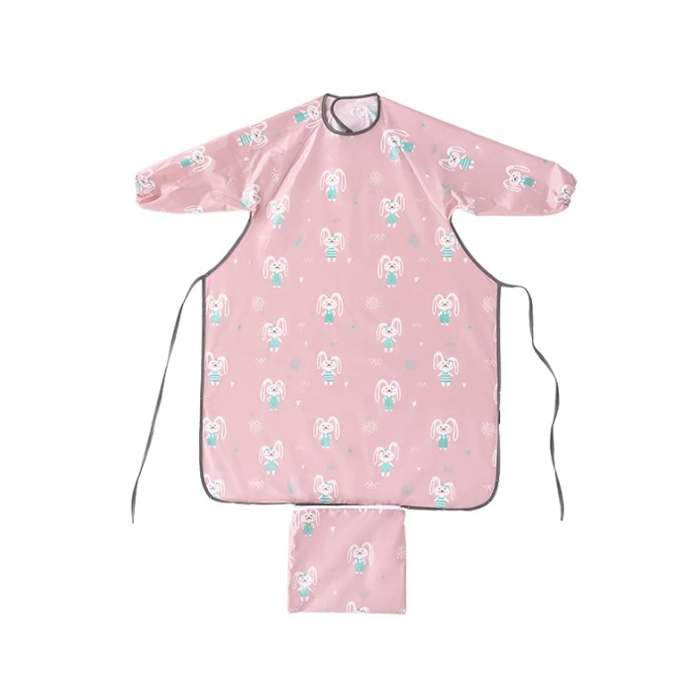 BabySleeve, waterproof bib with sleeves to protect against stains