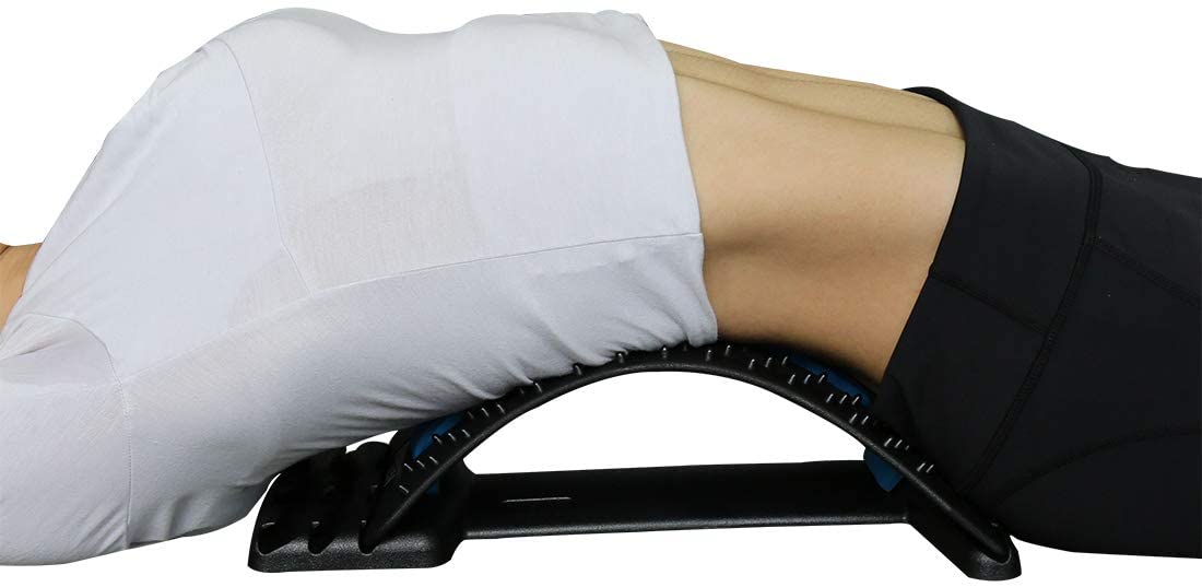 BackStretch, a stretching and massage aid that helps release muscle tension and relieve back pain