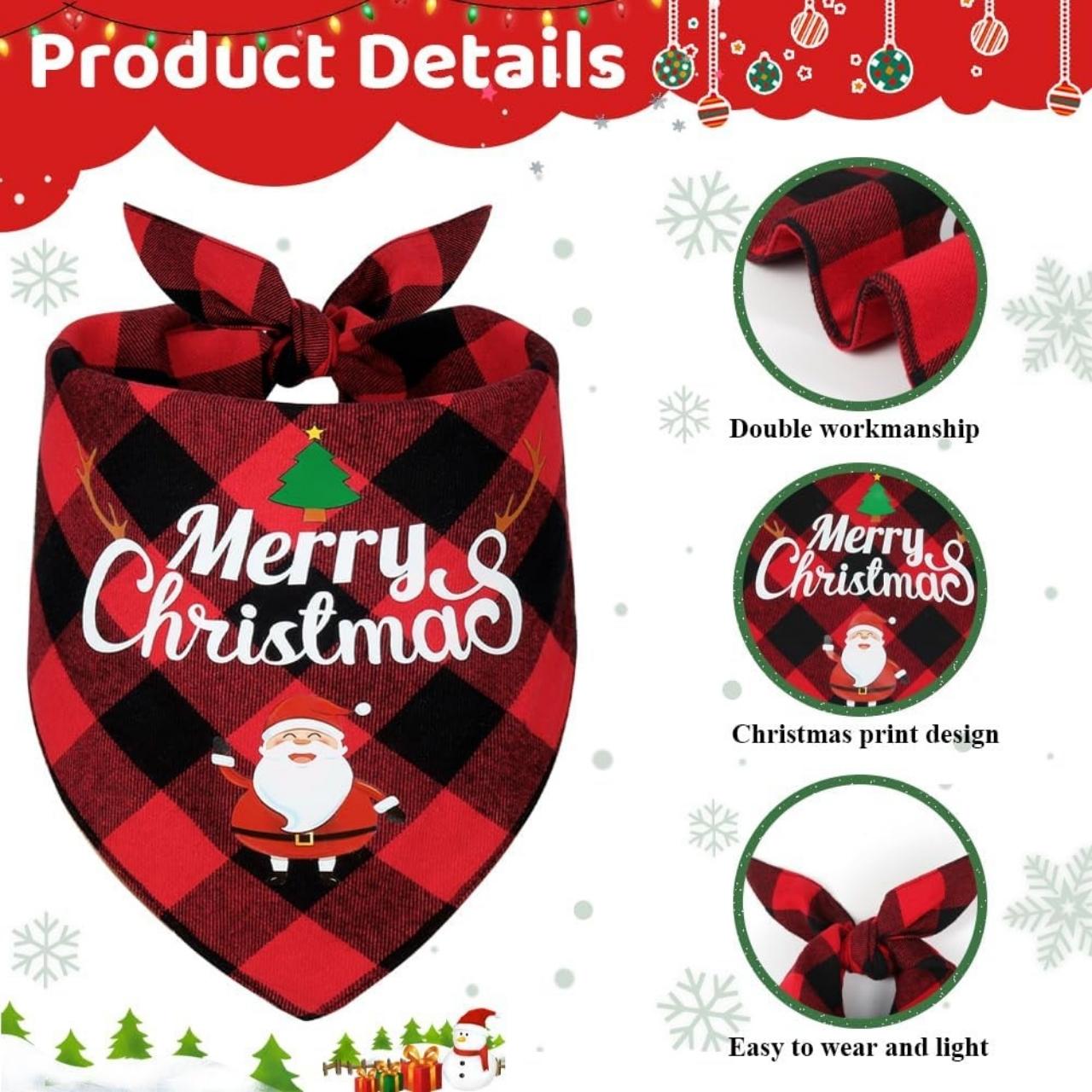 Bandana, the Christmas shawl for dogs - Image 4