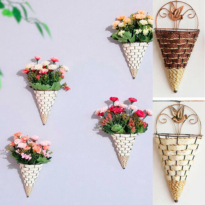 BasketVase, wall flower basket - Image 5