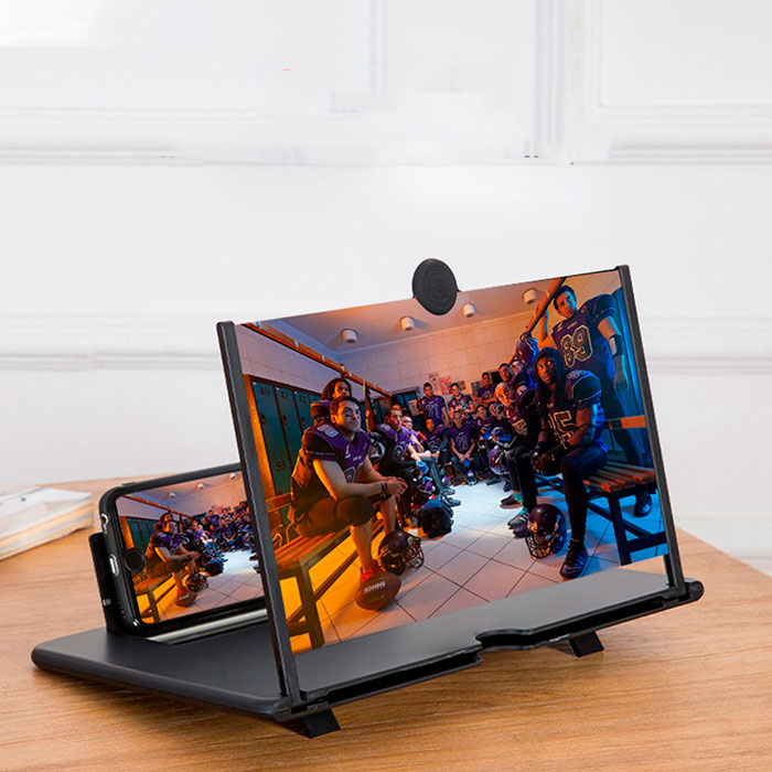 The phone screen magnifier boasts the latest optical technology that projects images, movies and other files from your mobile!