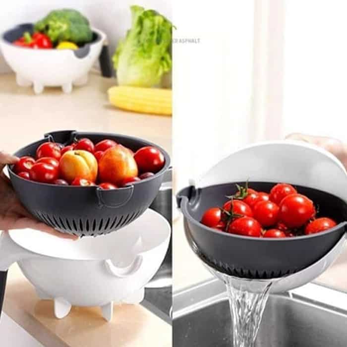 BowlCutter, multi-purpose slicer with added strainer and hand peeler - Image 7