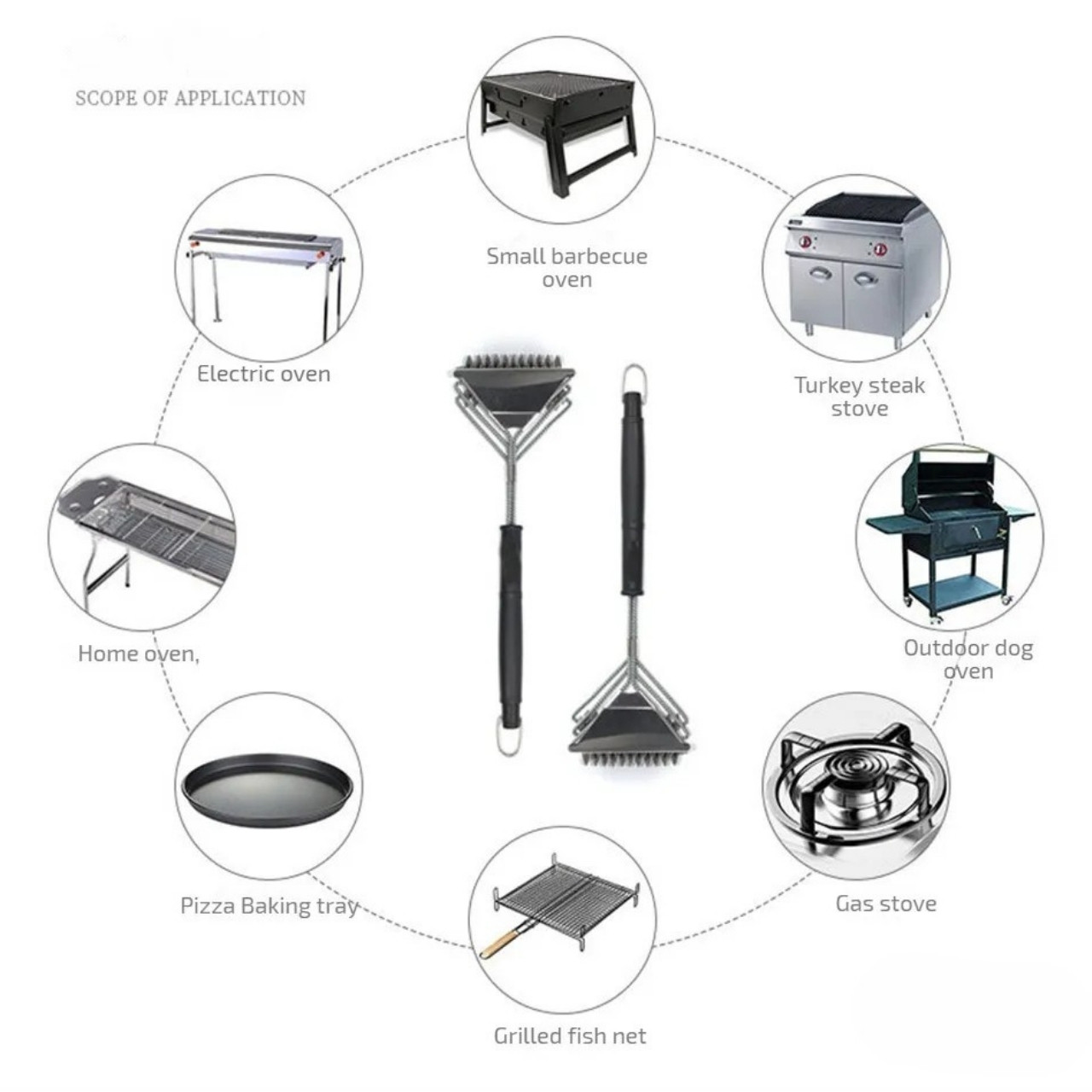 BrushGrillBBQ, Grill Cleaning Brush - Image 3