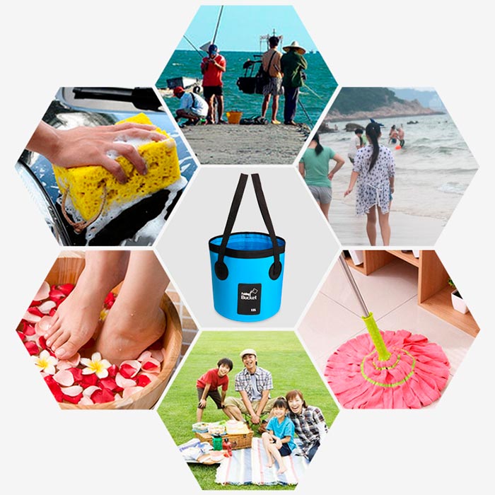 Bucket, collapsible waterproof bucket bag (20 litres) - Image 8