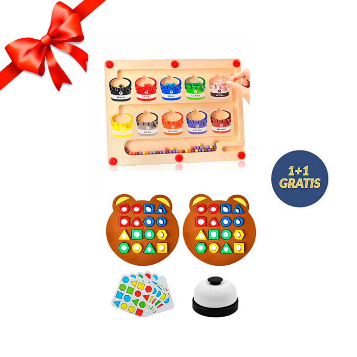 Bundle, set of 2 educational board games (1+1 FREE)