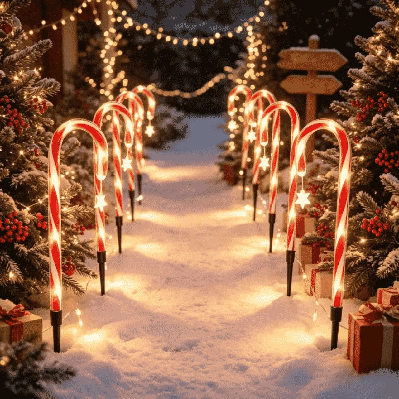 LED Christmas Candy Canes, CaneLights - Image 4