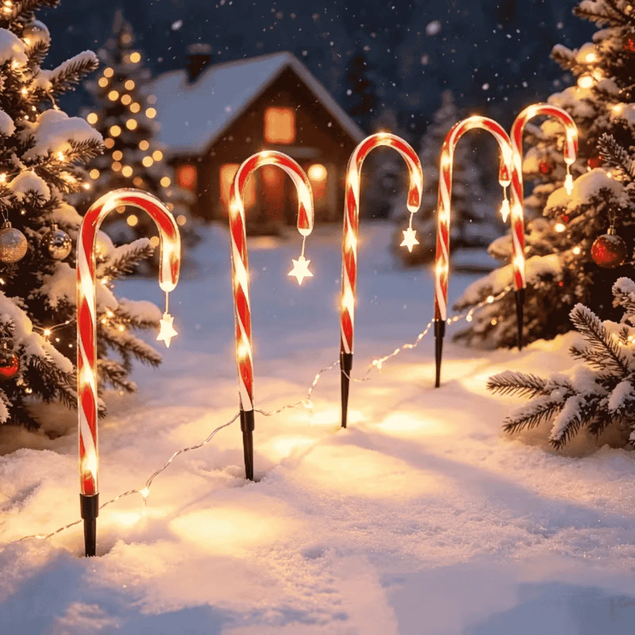 LED Christmas Candy Canes, CaneLights - Image 5
