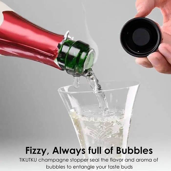CapLock, vacuum stopper for bottle (1 for wine + 1 for sparkling wine) - Image 1