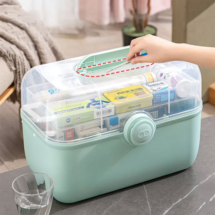 The organiser has multiple compartments and spaces for perfect organisation.