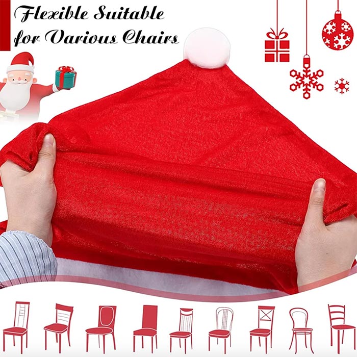 ChairSanta, festive chair cover (4 pieces) - Image 4