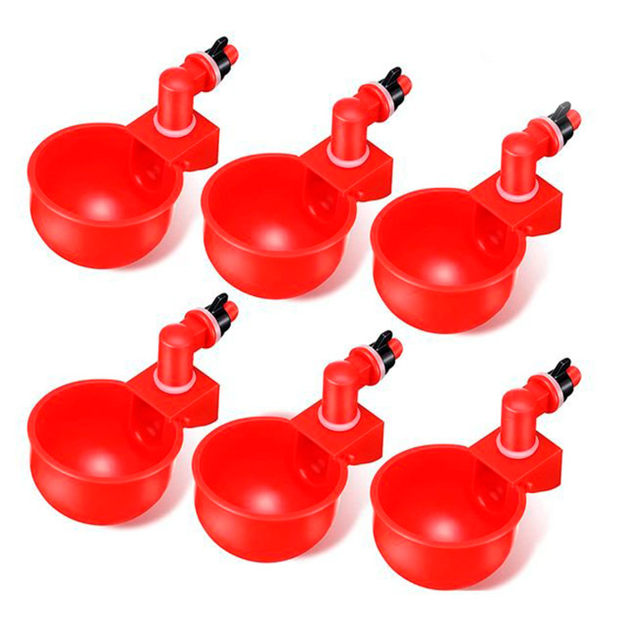 ChickenBowl, waterer for hens and other poultry (6 pieces)