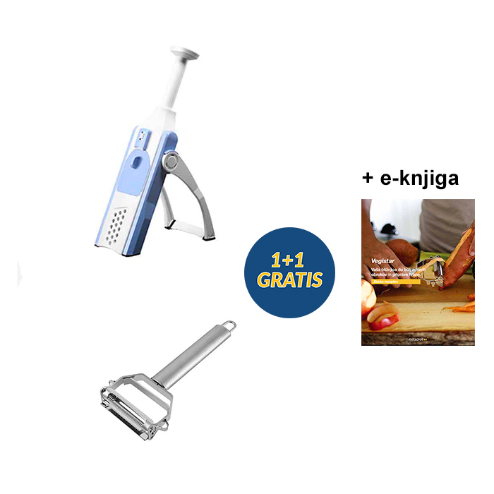 ChopBundle, fruit and vegetable chopper + slicer and peeler FREE + e-book with healthy recipes FREE - Image 1