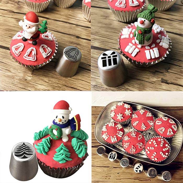 ChristmasNozzles, festive decoration of cakes and other desserts - Image 8