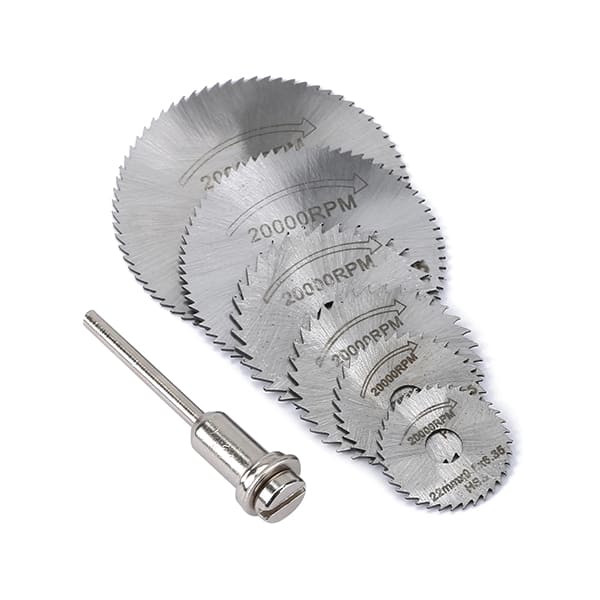 CircularSet, 7-piece set of circular saw bits