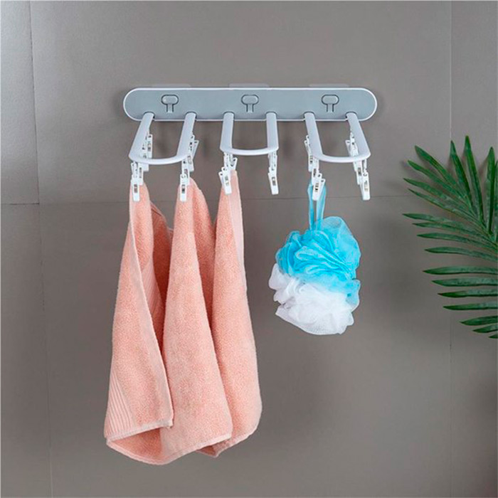 When you don't need a coat hanger, simply fold it up against the wall!