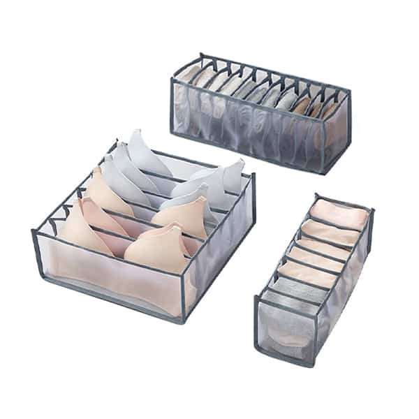 ClosetStar, 3-piece set of underwear organisers