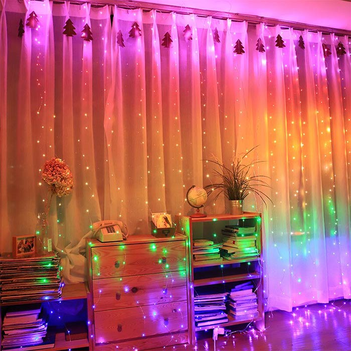 ColorfulCurtain, a light curtain with 300 coloured LED lights - Image 4