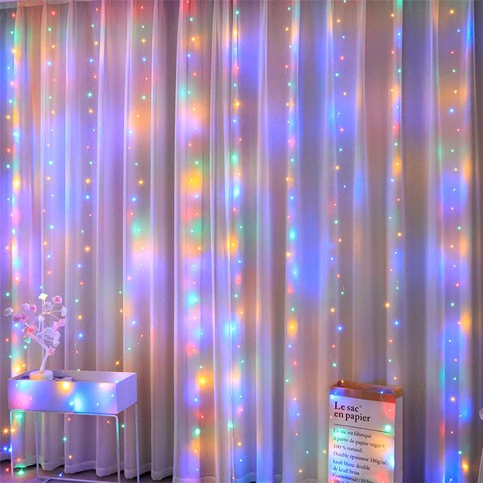 ColorfulCurtain, a light curtain with 300 coloured LED lights - Image 6