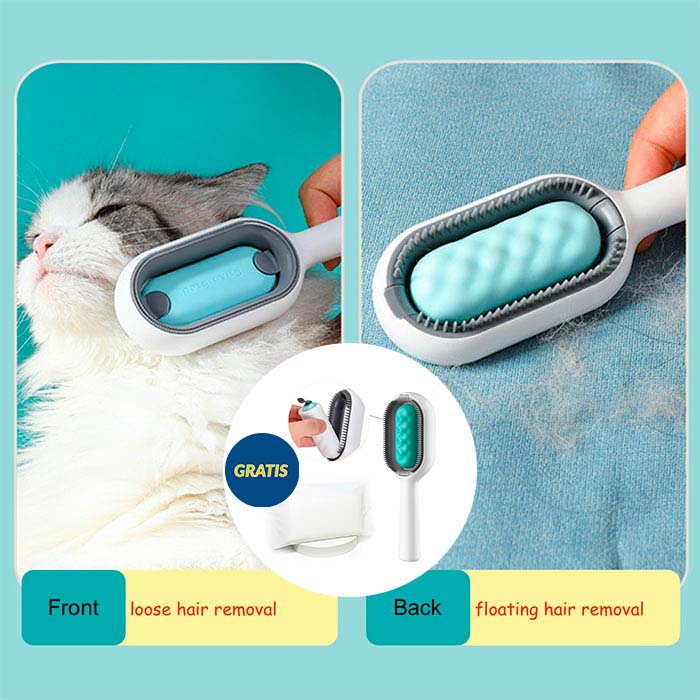 CombBundle, pet grooming brush + 100 extra brush cloths - Image 5