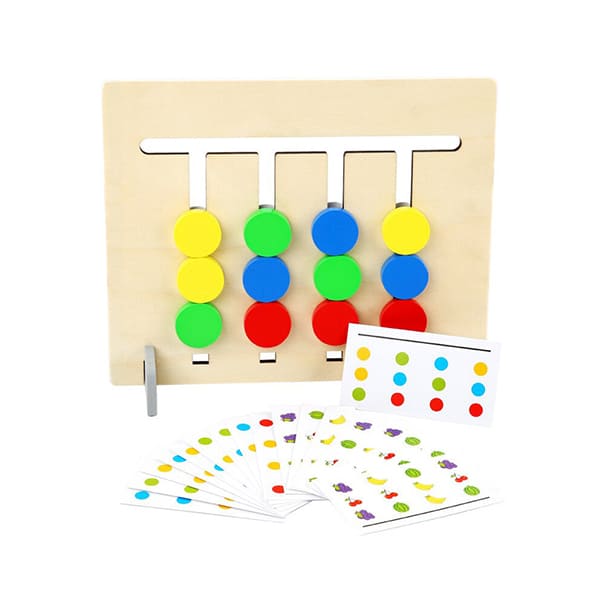 CombinationGame, wooden puzzle to develop logical thinking (36 tasks)