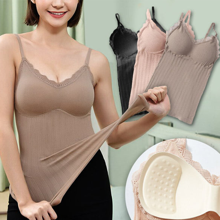 ComfortTop can be worn without a bra and without worry!