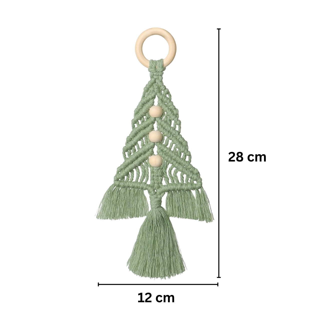 CraftKit, Christmas macrame ornament kit - Image 3