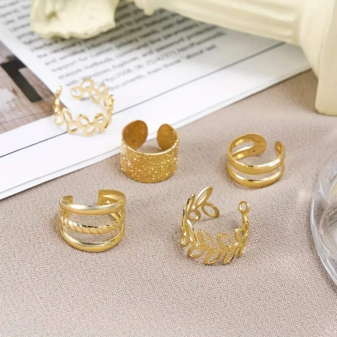 CuffEar, set of 5 non-piercing earrings