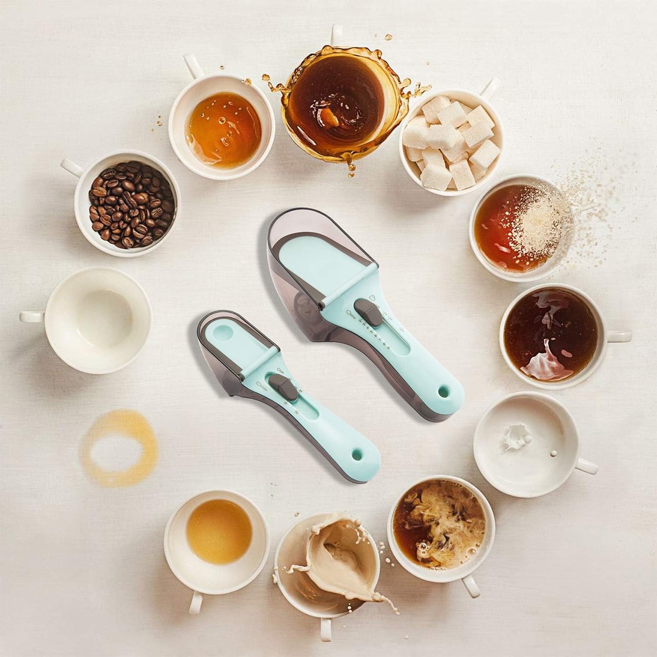 Cups, measuring cup with markings (2 different sizes) - Image 2