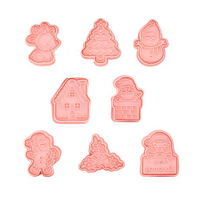 CutCookies, Christmas cookie moulds (8 cookie moulds) - Image 1