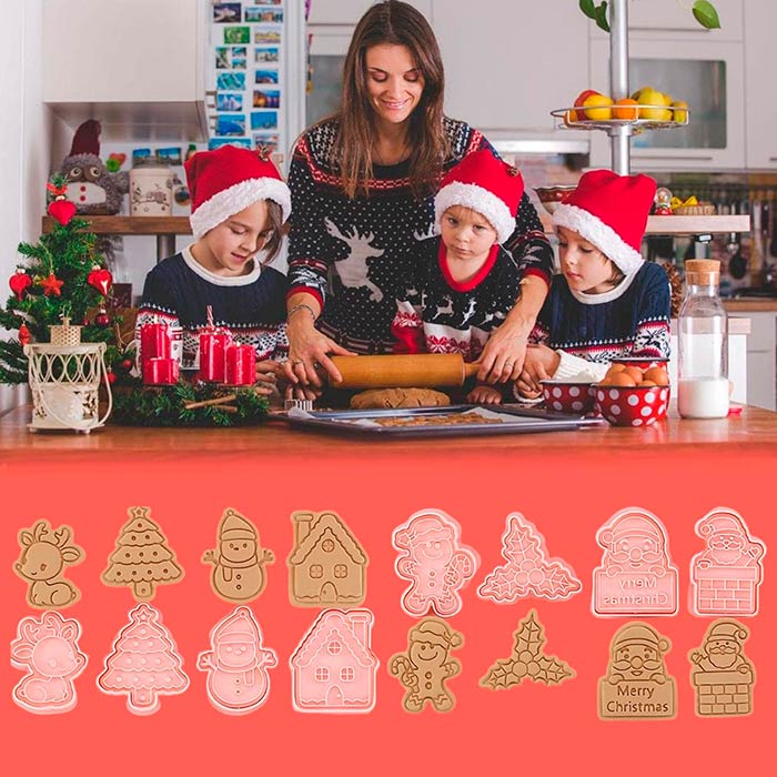 CutCookies, Christmas cookie moulds (8 cookie moulds) - Image 7