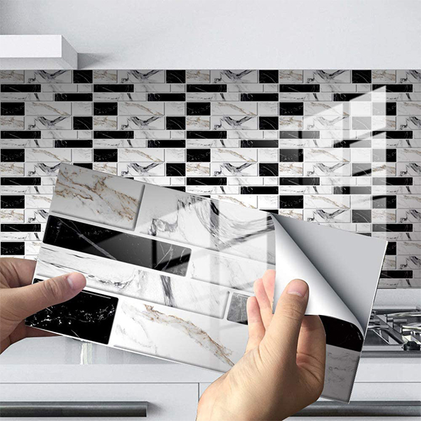 DecorWallpaper, three-dimensional wall stickers in imitation tile (12 pcs.) - Image 4