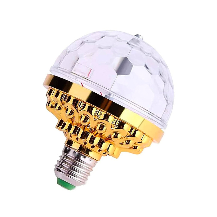 DiscoLamp, coloured rotating bulb