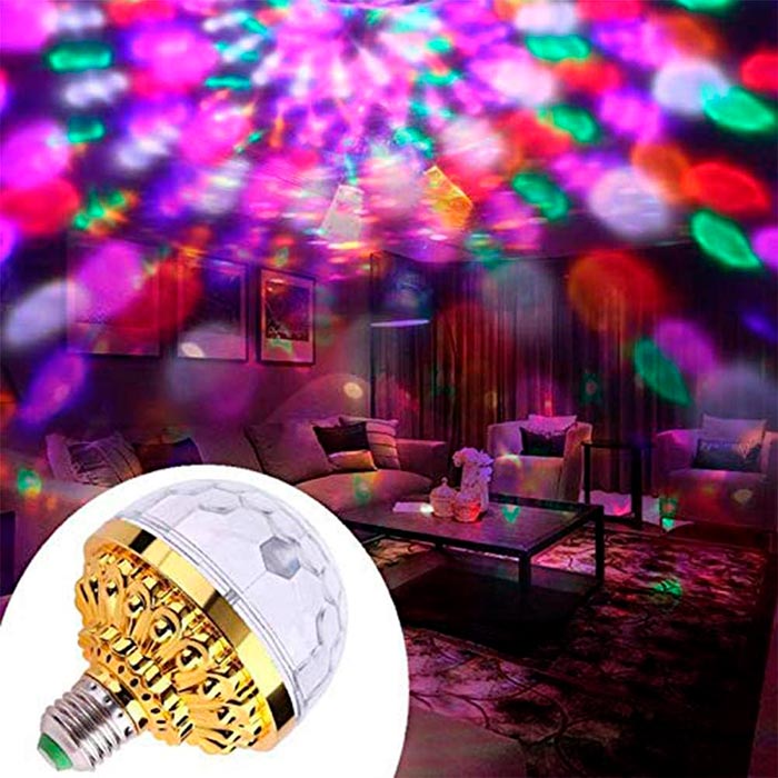 DiscoLamp, coloured rotating bulb - Image 5