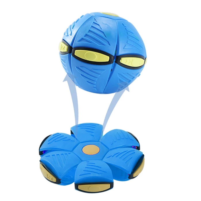 DiskBall, a toy for dogs that is both a frisbee and a ball