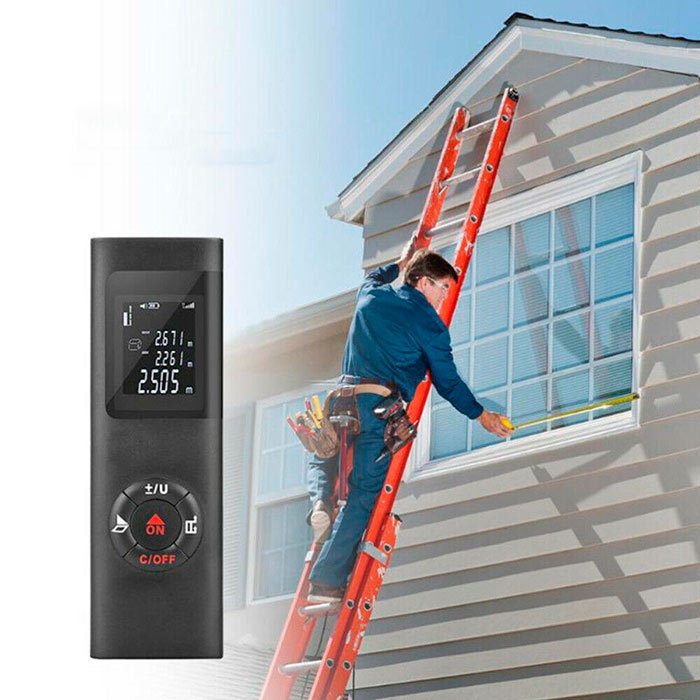 It can measure distances up to 40 metres!