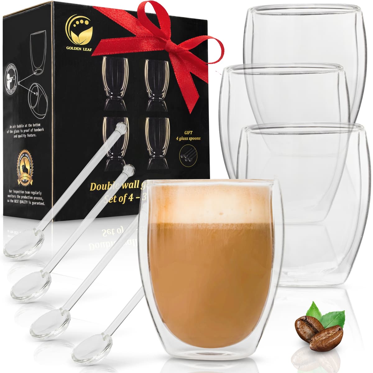 DoubleCups, double-walled jars (4 pcs.)