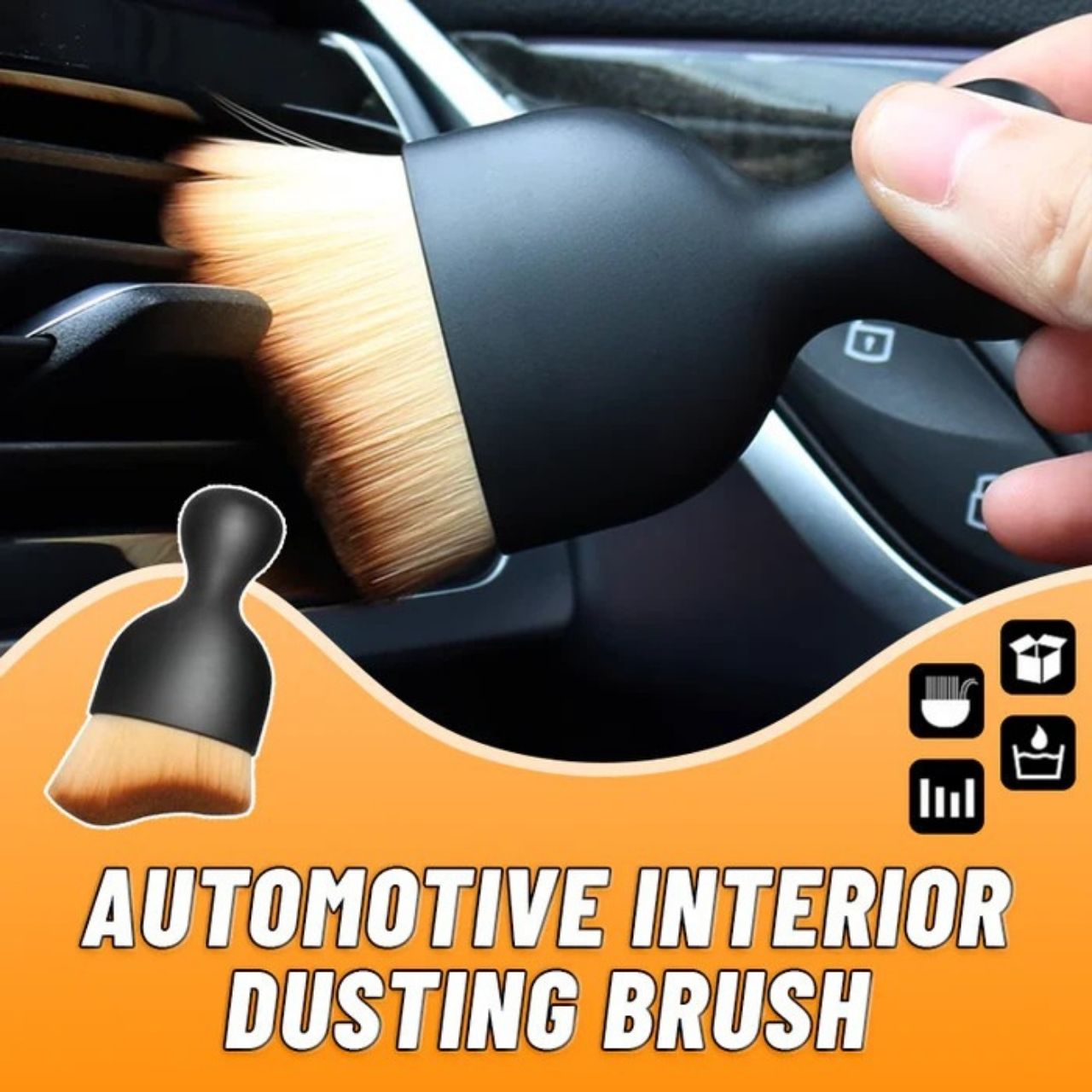 Dustco, car interior cleaning brush