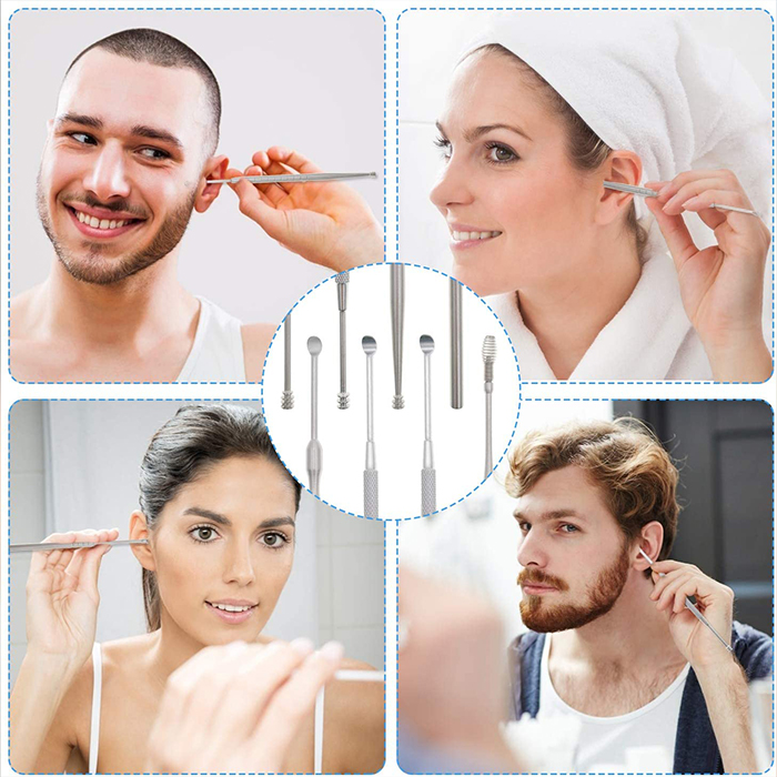 EarCleaningKit, 7-piece set with accessories for safe ear cleaning - Image 8