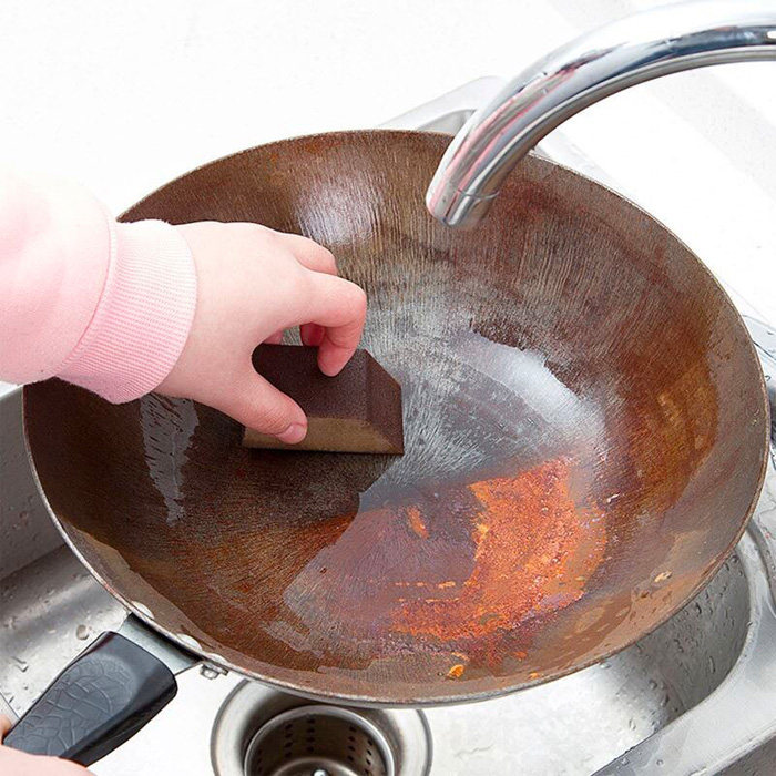 Removing limescale, rust and other hard-to-remove stains