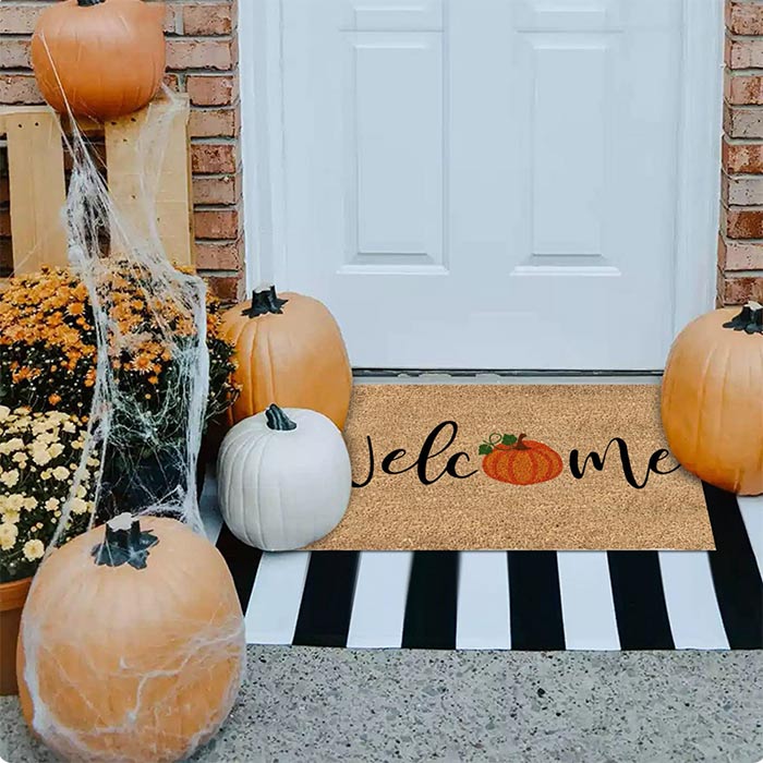 FallMat, carpet with a welcome sign and pumpkin - Image 5