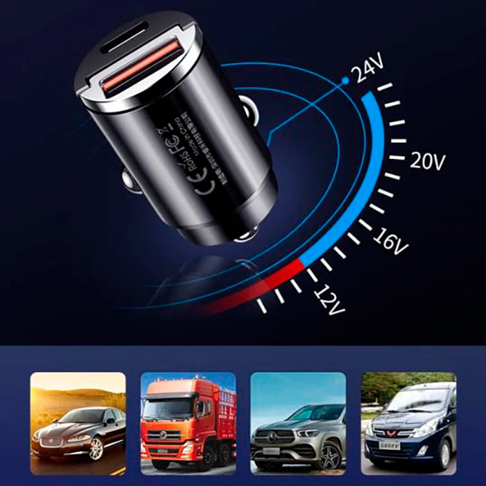 The FastCharger car charger provides super fast charging unlike conventional chargers!