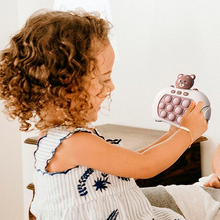 This toy develops eye-hand coordination, logical thinking and fine motor skills!